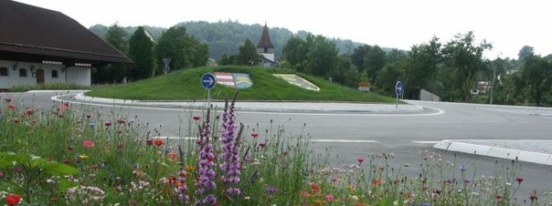 Kreisverkehr in Oberrot