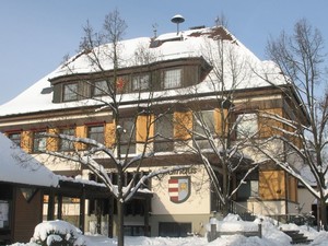 Unser Rathaus im Winter